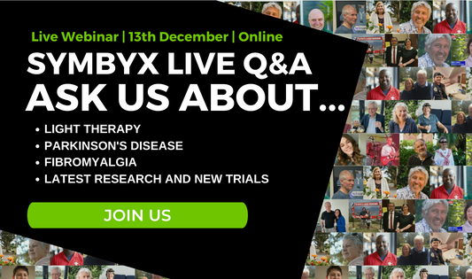 SYMBYX Live Q&A about Light Therapy for Parkinson's, Fibromyalgia and the latest breakthroughs