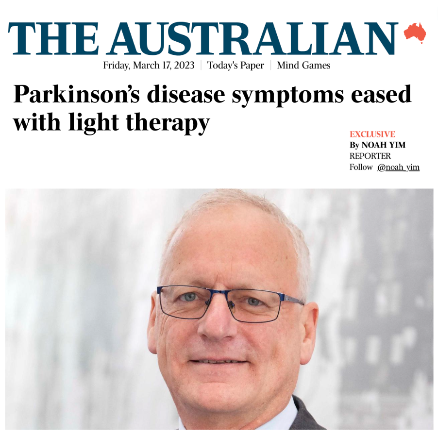 Symptome der Parkinson-Krankheit mit Lichttherapie gelindert - The Australian