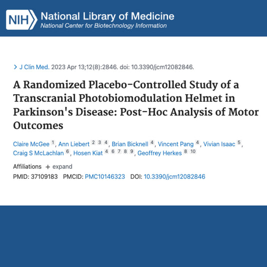 A Randomized Placebo-Controlled Study of a Transcranial Photobiomodulation Helmet in Parkinson's Disease: Post-Hoc Analysis of Motor Outcomes